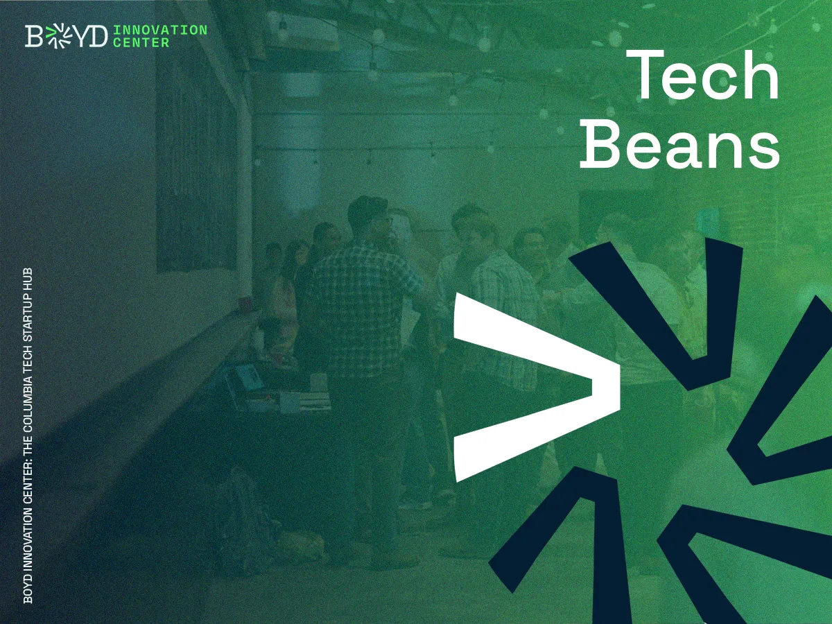Tech Beans networking event at Boyd Innovation Center, Columbia SC's tech startup hub and coworking space